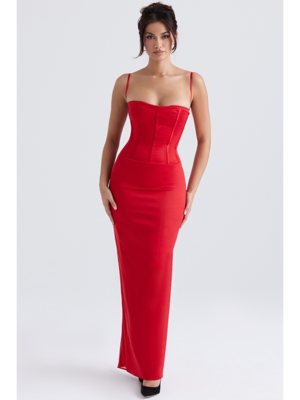 NEW House of CB Shani Dress Red XS